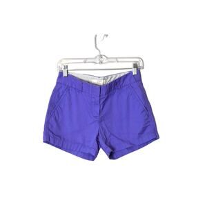 J. Crew Purple Broken In Chino Short Size 0